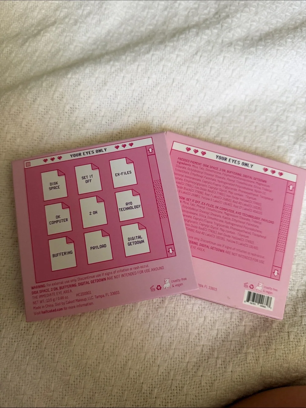 Your Eyes Only Pink 9-Pan Eyeshadow Palette
